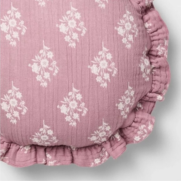 Studio McGee 18” R -Ruffled Throw Pillow - Picture 3 of 9